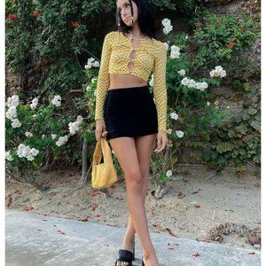 Princess Polly Selby Black Mini Skirt Sz 6